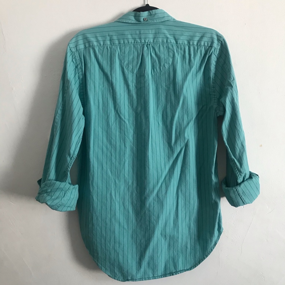 Marc By Marc Jacobs Turquoise Button Down Shirt - image 7
